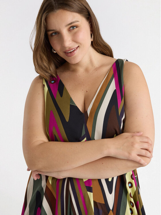 Fiorella Rubino Fiorella Rubino Abito da sera 7000L001164N0Z2 Verde A-Line Fit