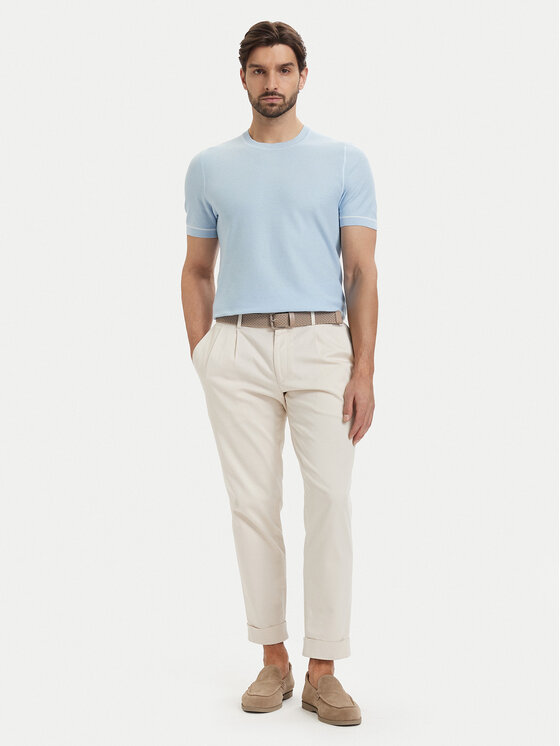 BOSS BOSS Tričko H-Nalon 50560482 Svetlo modrá Regular Fit