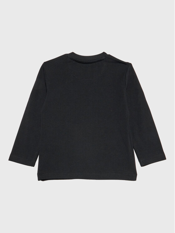 Calvin Klein Jeans Calvin Klein Jeans Bluzka Monogram IN0IN00005 Czarny Regular Fit