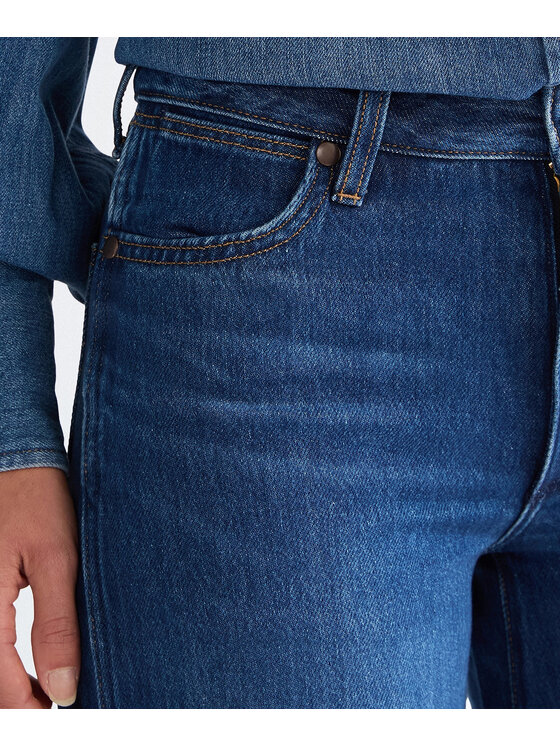Wrangler Wrangler Jeansy 112381085 Niebieski Wide Leg