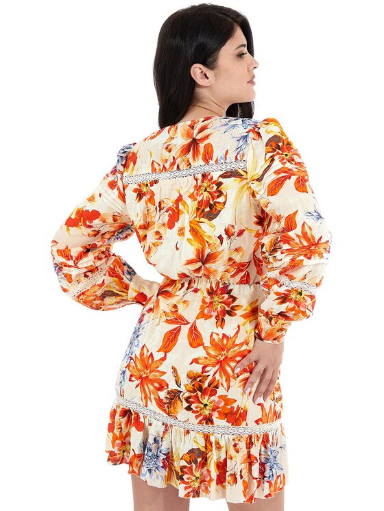 Guess Guess Rochie de vară Hafa W3GK34 WFCY0 Colorat Regular Fit