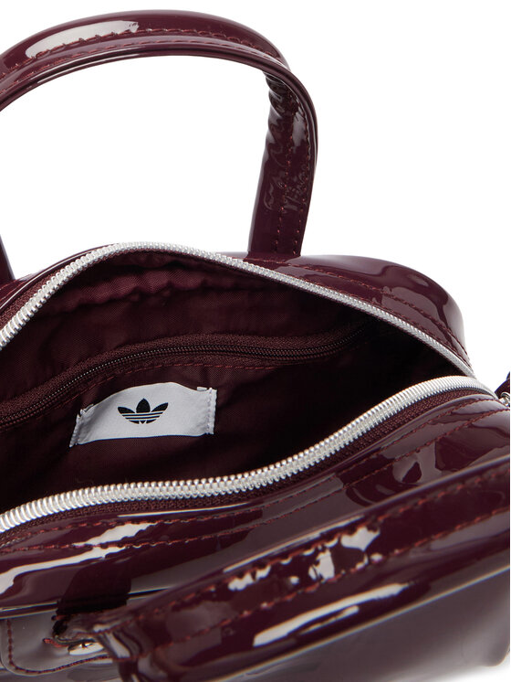 adidas adidas Ročna torba Adicolor Mini Bowling Bag KQ9066 Bordo rdeča