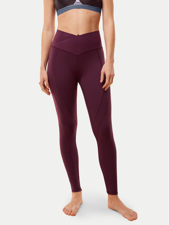 Triumph Triumph Colanți Cardio 10217851 Vișiniu Slim Fit