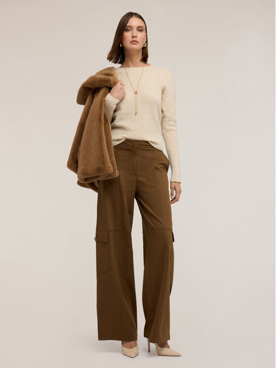 Motivi Motivi Maglione M512W003614N011 Crema Regular Fit