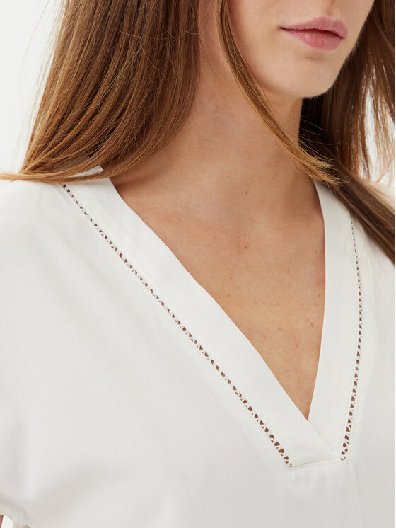 Vero Moda Vero Moda Blúz Bella 10327551 Fehér Regular Fit