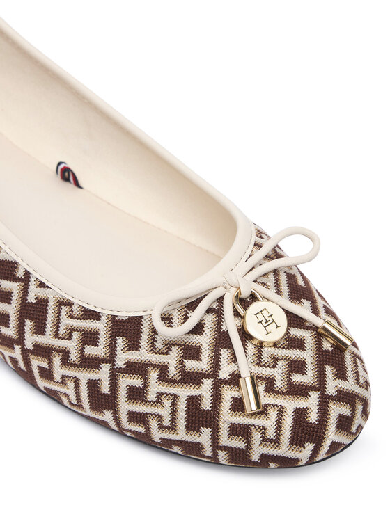 Tommy Hilfiger Tommy Hilfiger Ballerinas Th Charm Jacquard Ballerina FW0FW09504 Bunt