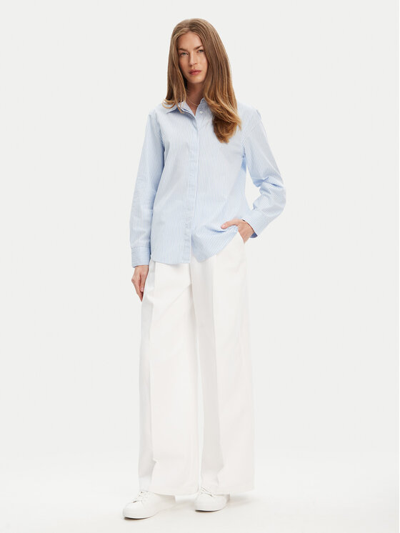 United Colors Of Benetton United Colors Of Benetton Palazzohose 4DUKDF01B Weiß Wide Leg