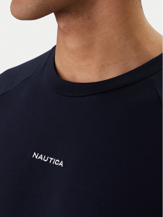 Nautica Nautica T-Shirt NCC04498 Granatowy Regular Fit