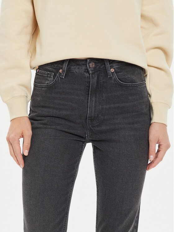Tommy Hilfiger Tommy Hilfiger Jeans hlače WW0WW42797 Črna Slim Fit