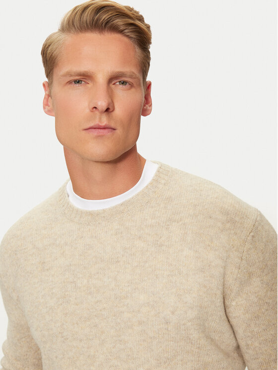 United Colors Of Benetton United Colors Of Benetton Kampsun 103MK1N24 Beež Regular Fit