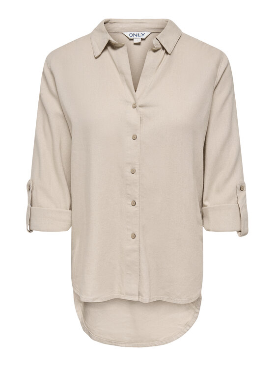ONLY ONLY Koszula Goa 15363991 Beżowy Loose Fit