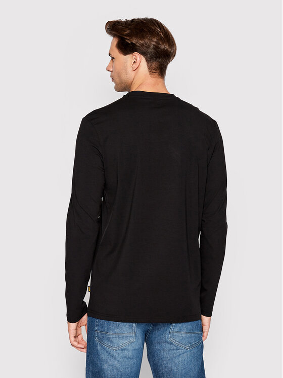 BOSS Boss S dlouhým rukávem Tchark 50473286 Černá Regular Fit
