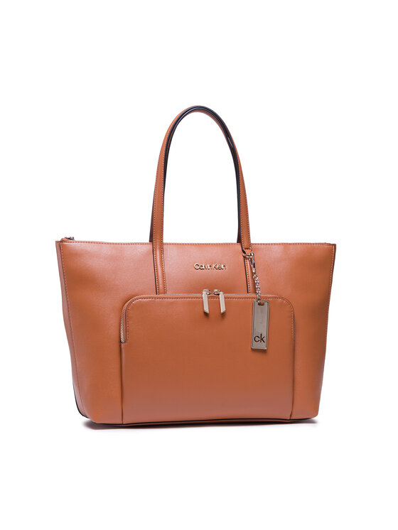 Borsetta Shopper Lg Saffiano K60K608554 Marrone