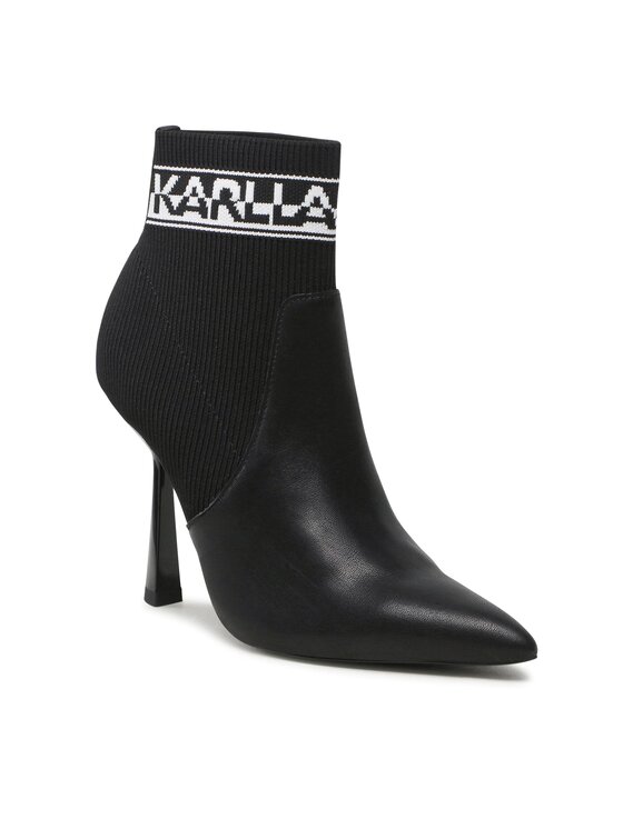 KARL LAGERFELD KARL LAGERFELD Čizme KL31353 Crna