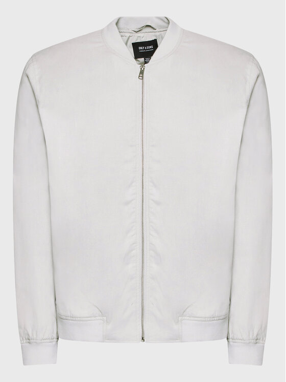 Only & Sons Only & Sons Яке бомбър Oliver 22022087 Сив Regular Fit