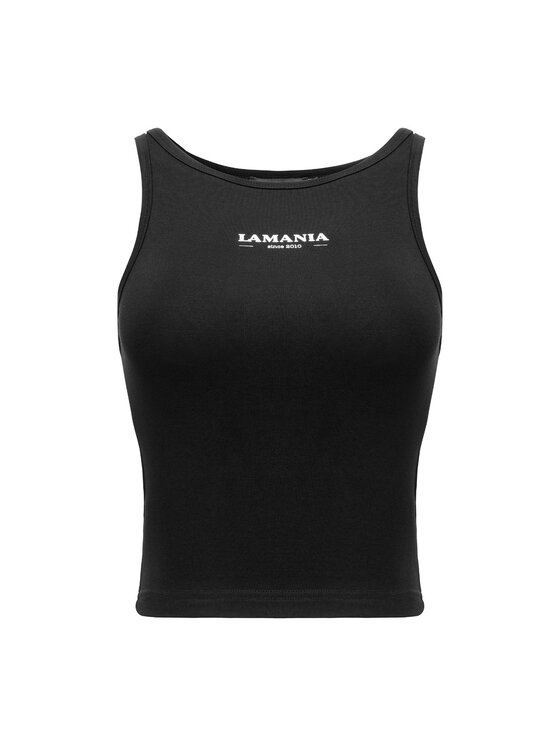 La Mania La Mania Top BASIC 3 CROP TOP 2 Nero Classic Fit