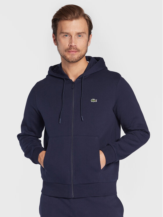 Lacoste Lacoste Bluză SH9626 Bleumarin Regular Fit
