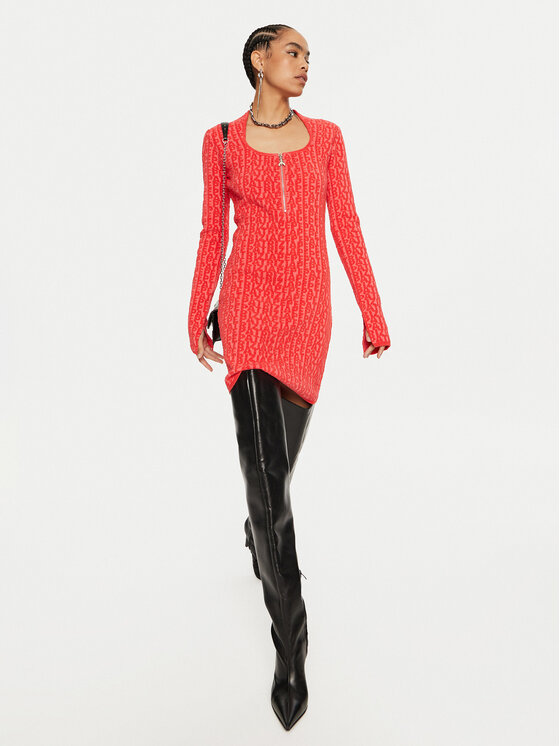 Patrizia Pepe Patrizia Pepe Φόρεμα υφασμάτινο 2A2822/K210-J4C4 Κοραλλί Regular Fit
