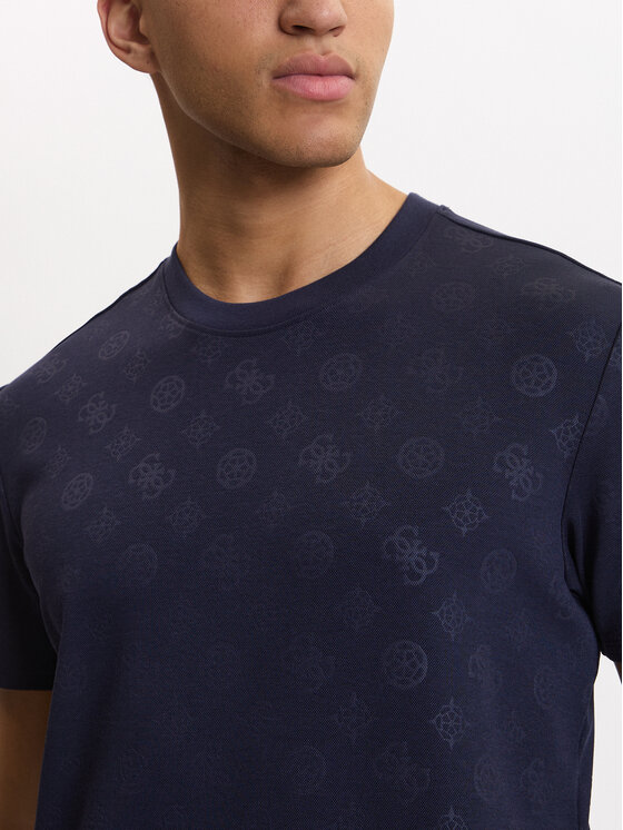 Guess Guess T-shirt M6GP26 K3177 Tamnoplava Regular Fit