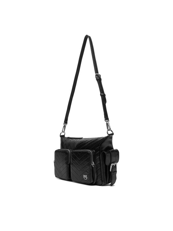 PINKO PINKO Kabelka Cargo Camera Bag Al 25-25 PLTT 105110 A2JC Černá