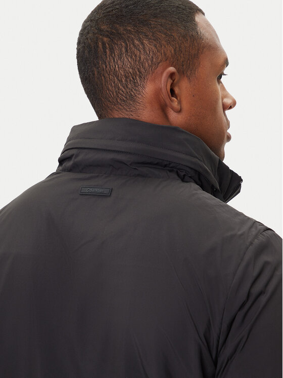 Calvin Klein Calvin Klein Μπουφάν μεταβατικό LV04LC511G Μαύρο Relaxed Fit