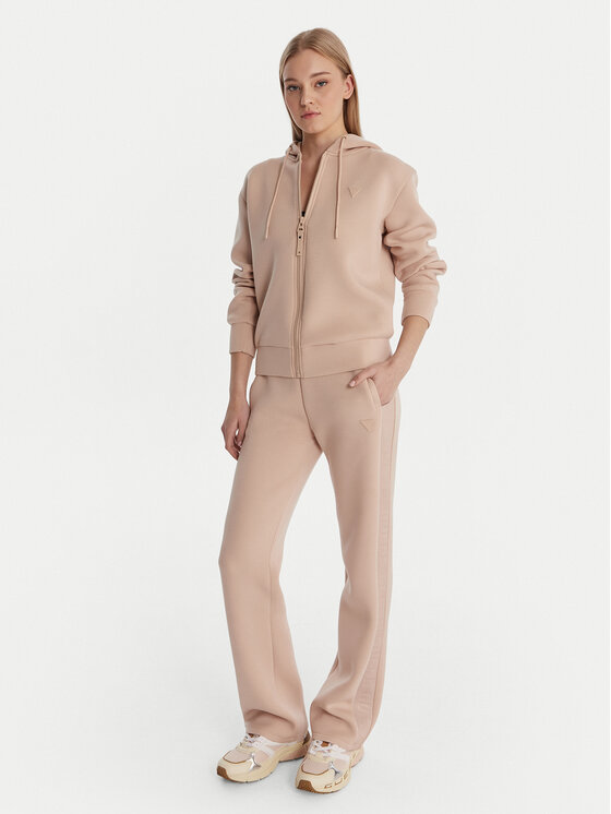 Guess Guess Majica dugih rukava V3RQ11 K7UW2 Bež Regular Fit