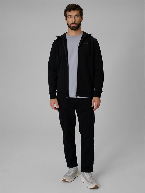 4F 4F Felpa 4FRMM00TSWSM3058-20S Nero Regular Fit