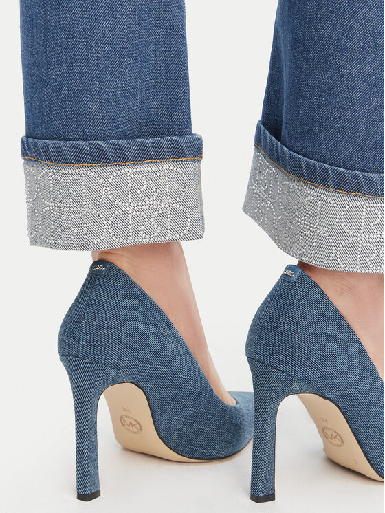 Rinascimento Rinascimento Jeansy CFC0127857003 Niebieski Straight Leg