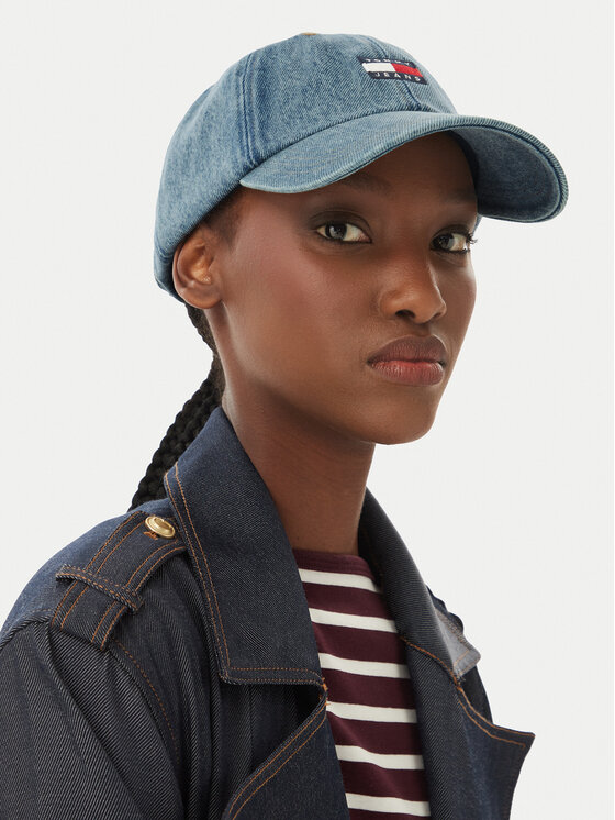 Tommy Jeans Tommy Jeans Nokamüts Tjw Heritage Denim Cap AW0AW18578 Sinine