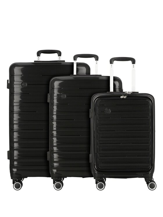 cocoono cocoono Komplet walizek 322980 Czarny