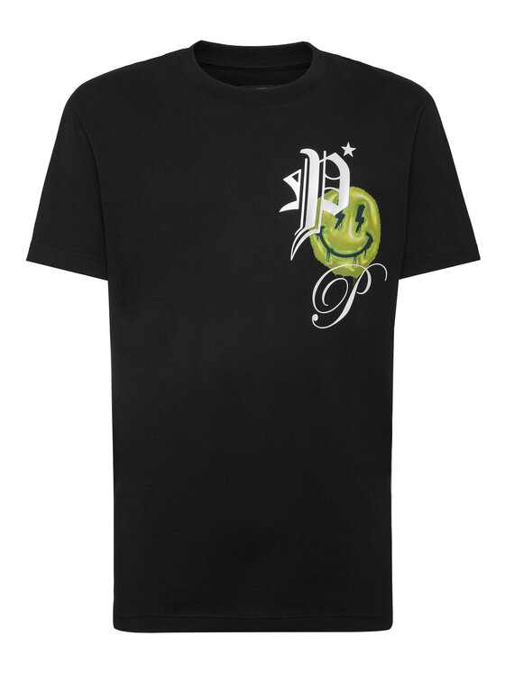 PHILIPP PLEIN PHILIPP PLEIN T-Shirt 701 Czarny Regular Fit