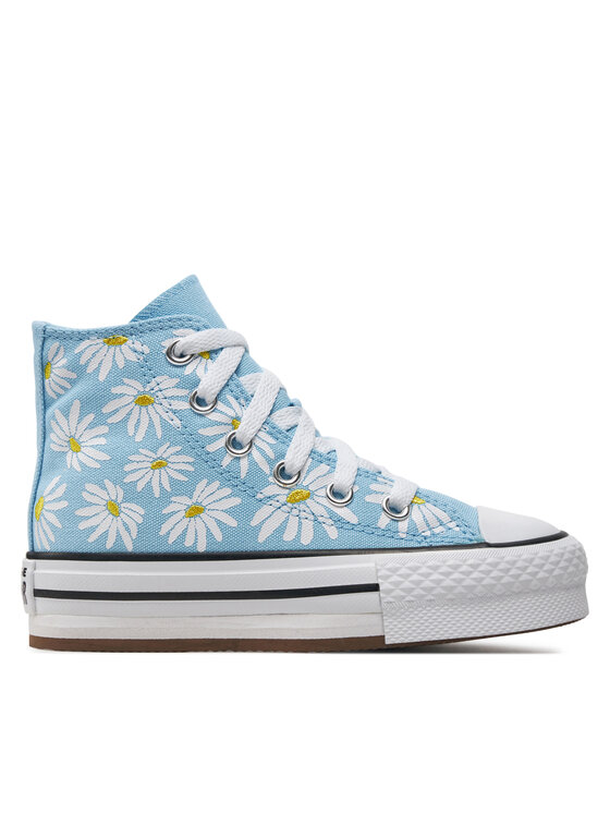 Converse Tenisice Chuck Taylor All Star Lift Platform Floral A06338C Plava