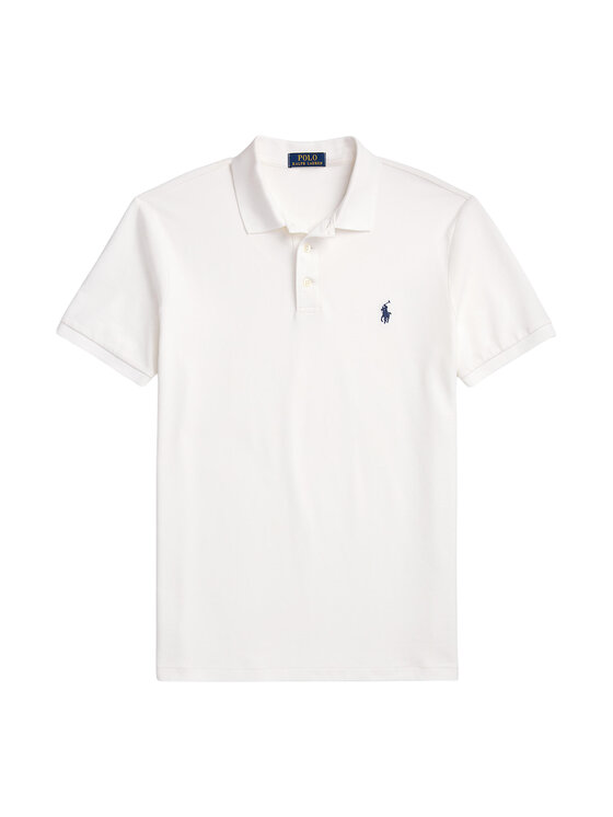Polo Ralph Lauren Polo Ralph Lauren Поло 710941439002 Білий Custom Slim Fit