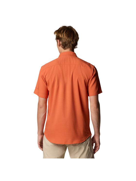 Columbia Columbia Koszula Columbia Utilizer II Solid Short Sleeve Shirt Pomarańczowy Regular Fit