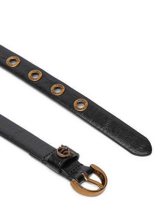 PINKO Pinko Ženski pas Cuzco H2 Belt 20242 PLT01 103796 A1ZF Črna