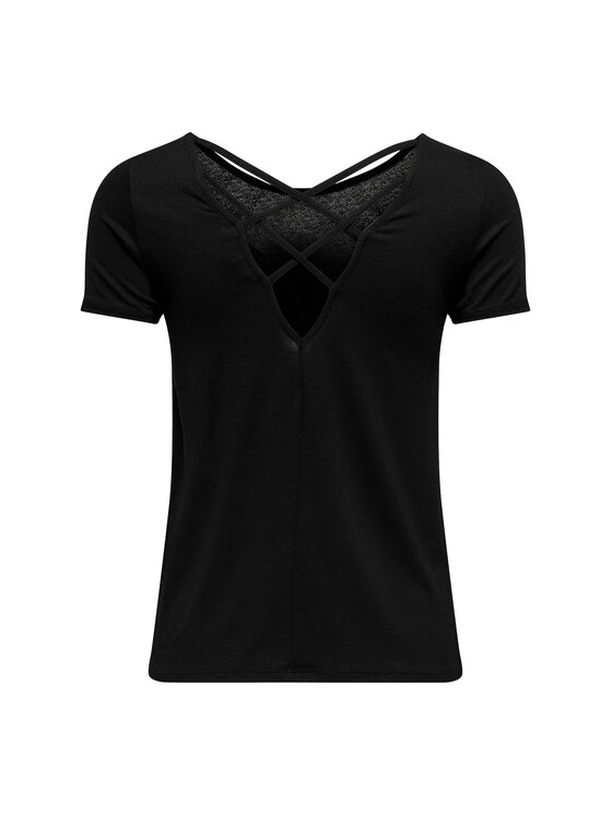 ONLY ONLY Μπλουζάκι Bera 15368588 Μαύρο Regular Fit
