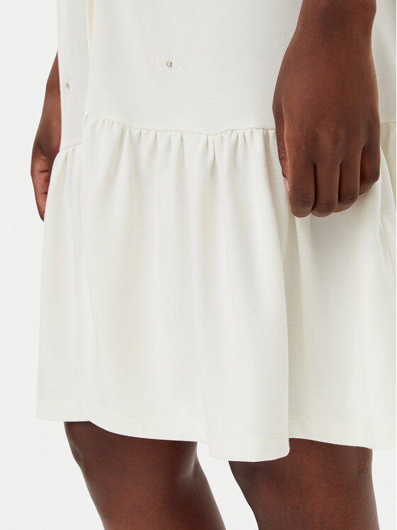 Liu Jo Sport Liu Jo Sport Rochie tip cămașă TA5191 J5942 Écru Regular Fit