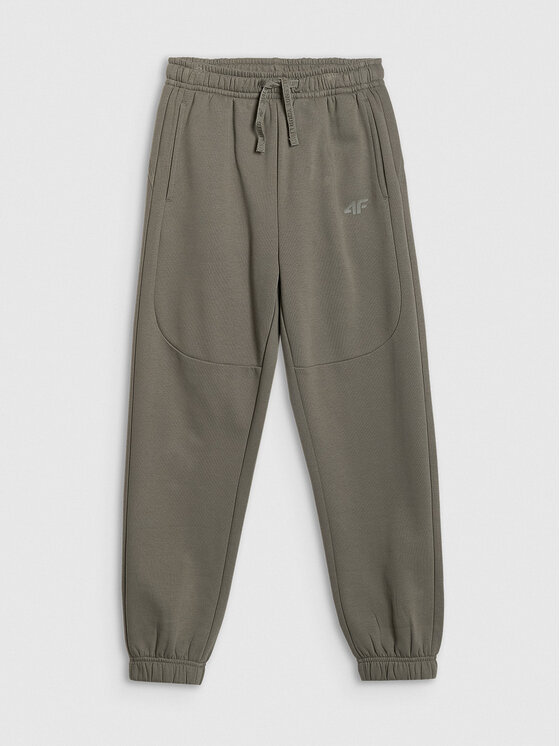 4F 4F Spodnie dresowe URBAN COMMUTER Szary ciemny Loose Fit