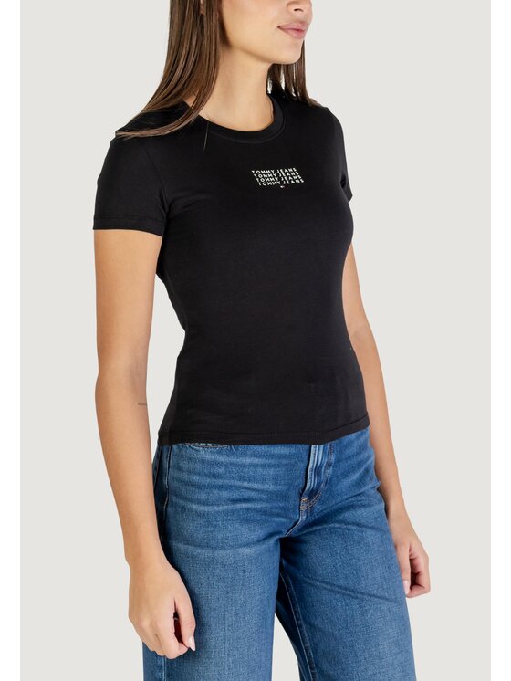 Tommy Jeans Tommy Jeans T-shirt DW0DW21841 Nero Casual Fit