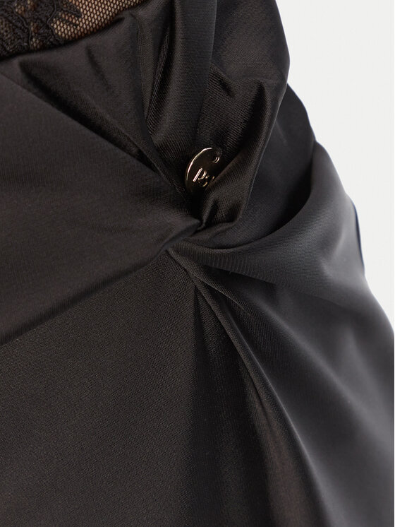 Rinascimento Rinascimento Midi szoknya CFC0125416003 Fekete Regular Fit