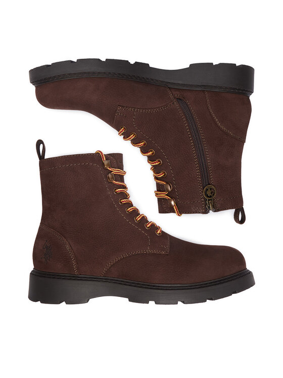 U.S. Polo Assn. U.S. Polo Assn. Šnurovacia obuv EO-WALTON001M/GL1 Hnedá