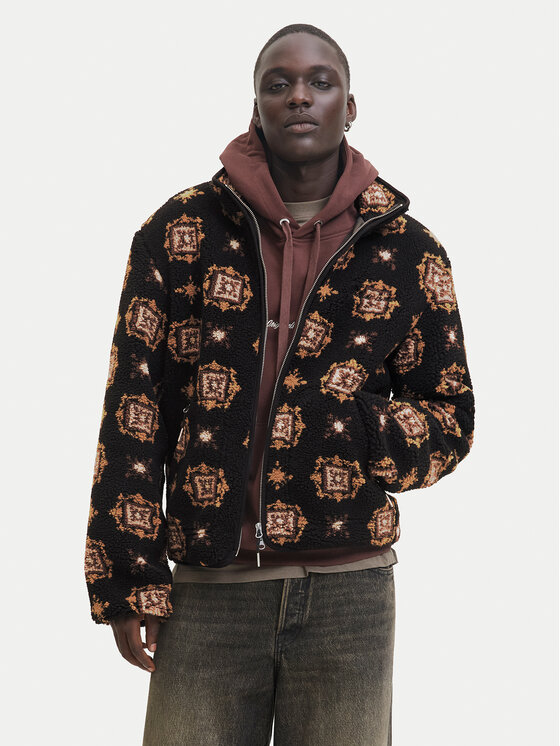 Jack & Jones Jack & Jones Fleecová mikina Norrebro 12291531 Černá Regular Fit