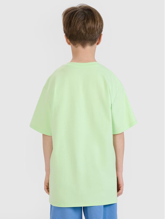 4F 4F T-shirt 4FJRSS25TTSHM2641-45S Verde Oversize