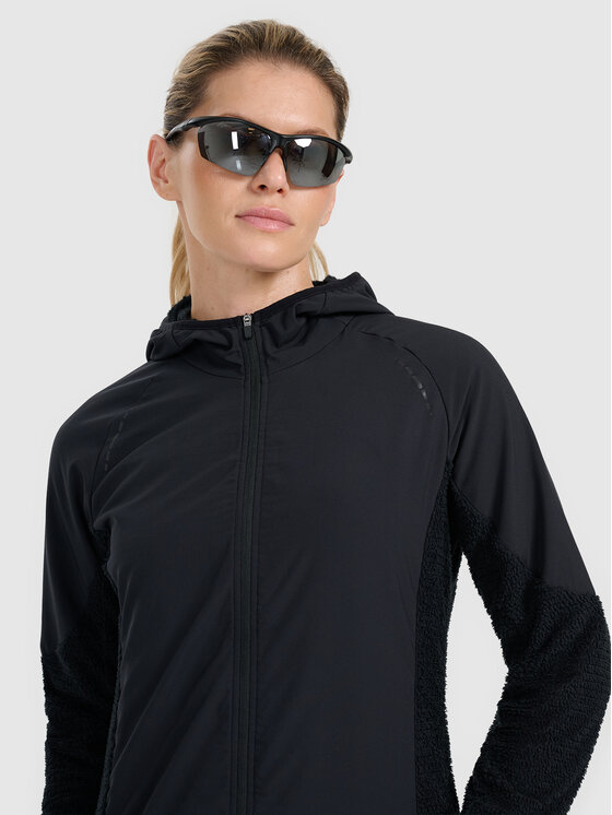 4F 4F Bluza techniczna TRAIL RUNNING Czarny Regular Fit
