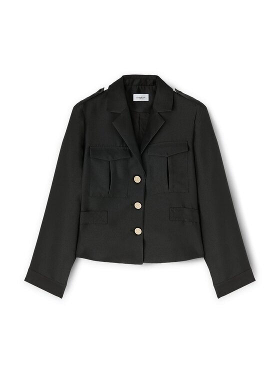 Motivi Motivi Giacca outdoor R184Q001071N033 Nero Regular Fit