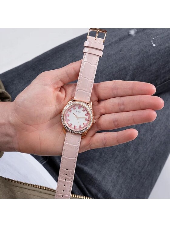 Guess Guess Zegarek GW0032L2 Różowe złoto