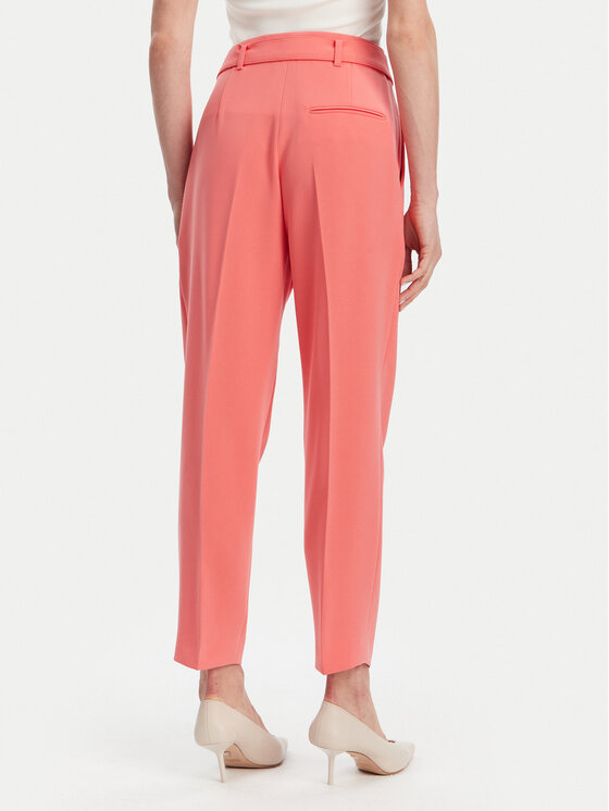 BOSS BOSS Штани з тканини Tapiah 50490037 Кораловий Regular Fit
