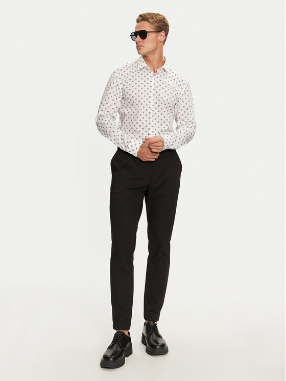 HUGO Hugo Cămașă Kenno 50527863 Alb Regular Fit
