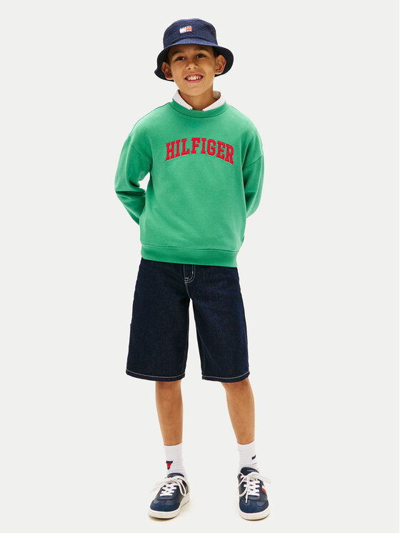 Tommy Hilfiger Tommy Hilfiger Bluza KB0KB10404 Zielony Regular Fit