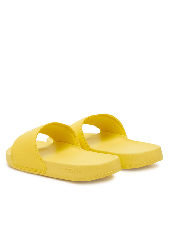 Lacoste Lacoste Klapki Serve 0.0 7-49CFA0042 Żółty